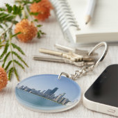 De Chicago Skyline Sleutelhanger (Voorkant Rechts)