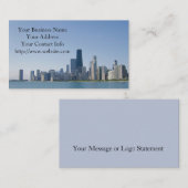 De Chicago Skyline Visitekaartje (Voorkant / Achterkant)