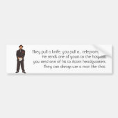 De Chicago Way Bumpersticker (Voorkant)