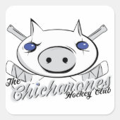 De Chicharones Vierkante Sticker (Voorkant)