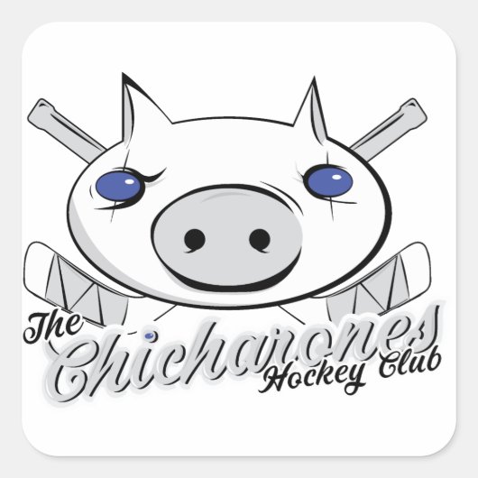 De Chicharones Vierkante Sticker (Voorkant)