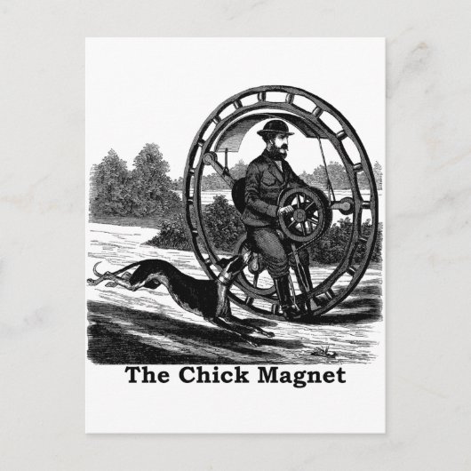 De Chick Magnet Briefkaart (Voorkant)