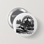 De Chick Magnet Ronde Button 5,7 Cm (Voorkant /achterkant)