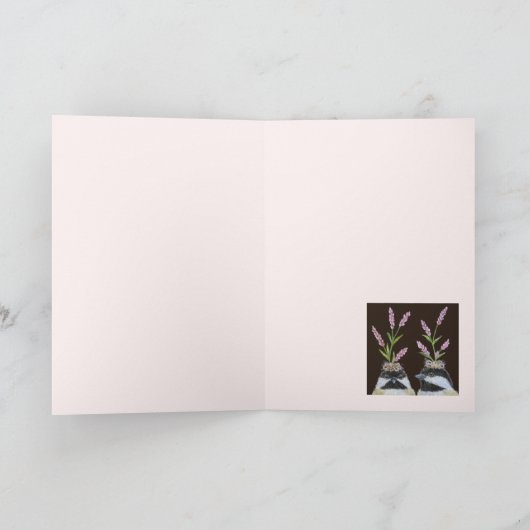 De Chickadee Sisters-kaart Kaart (Binnen)