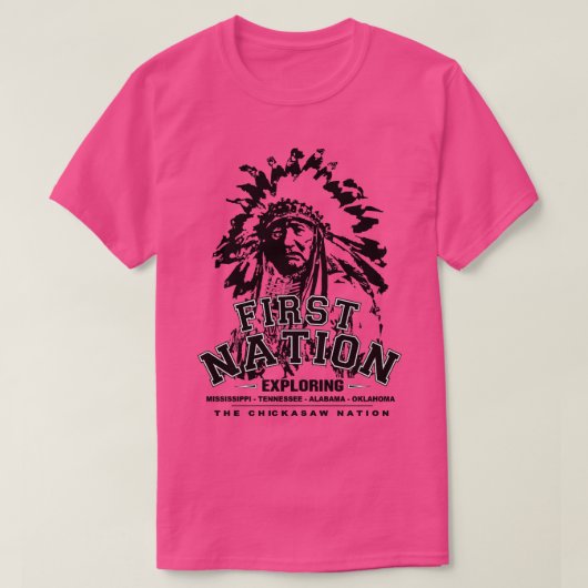 De Chickasaw Natie T-shirt (Design voorkant)