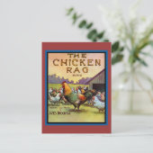 De Chicken Rag Briefkaart (Staand voorkant)