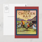 De Chicken Rag Briefkaart (Voorkant / Achterkant)