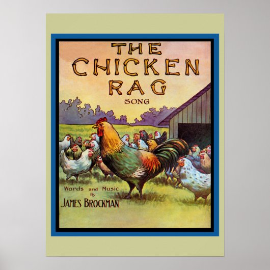 De Chicken Rag Poster (Voorkant)