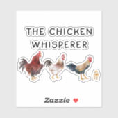 De Chicken Whisperer Sticker (Vel)