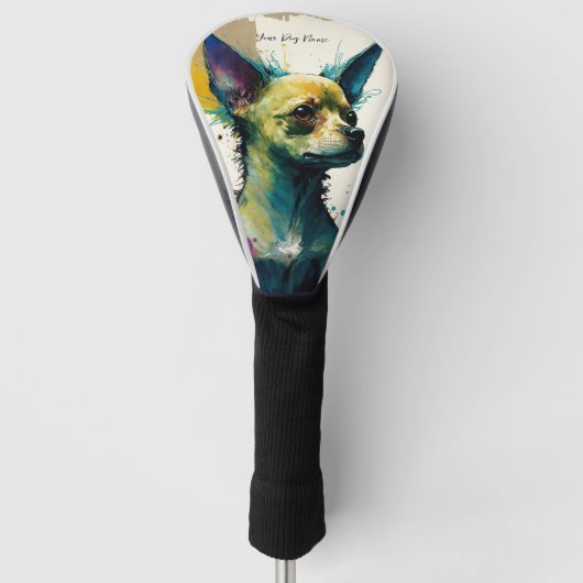 De Chihuahua Dog - samenstelling 004 Golfheadcover (Voorkant)
