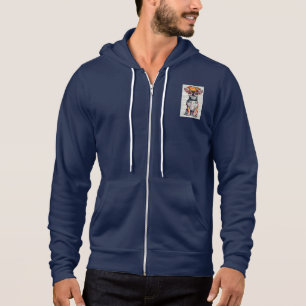 DE CHIHUAHUA GUY'S VLOEISTJE ZIP JOGGER HOODIE OP