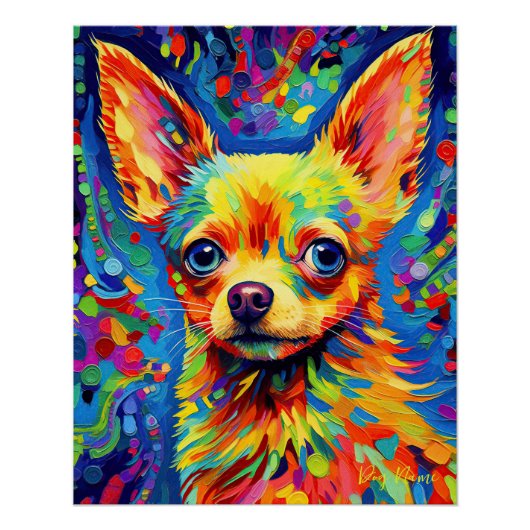 De Chihuahua hond 003 - Zetton Ziana Perfect Poster (Voorkant)