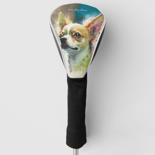 De Chihuahua Hond - Samenstelling 003 Golfheadcover (Voorkant)
