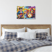 DE CHIHUAHUAS 11 CANVAS AFDRUK (Insitu (Slaapkamer))