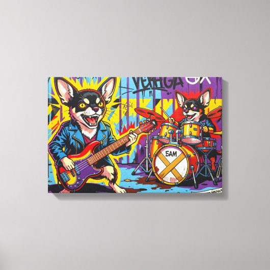 DE CHIHUAHUAS 11 CANVAS AFDRUK (Voorkant)