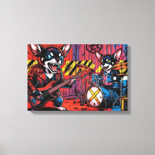 DE CHIHUAHUA'S 11A CANVAS AFDRUK (Voorkant)