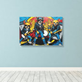 DE CHIHUAHUA'S 3 CANVAS AFDRUK (Insitu (Houten vloer))
