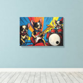 DE CHIHUAHUAS 5 CANVAS AFDRUK (Insitu (Houten vloer))