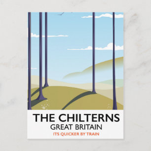 De Chilterns Groot-Brittannië reisposter Briefkaart