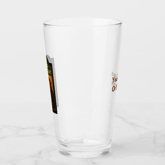 De chimp en theepot pub glas (Links)