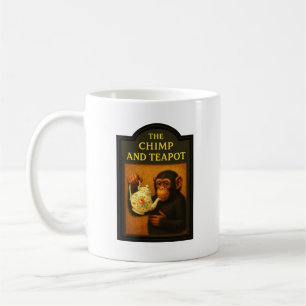 De chimp en theepot pub koffiemok