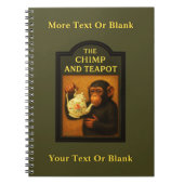De chimp en theepot pub notitieboek (Voorkant)