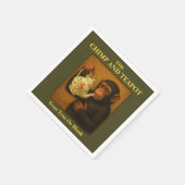 De chimp en theepot pub servet (Hoek)