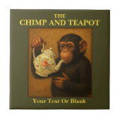 De chimp en theepot pub tegeltje (Voorkant)