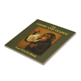 De chimp en theepot pub tegeltje