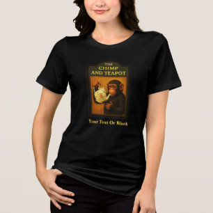De chimp en theepot pub Tri-Blend shirt