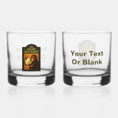 De chimp en theepot pub whisky glas (Voorkant)