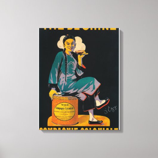 De Chine, koloniale onderneming Promotional Poste Canvas Afdruk (Voorkant)