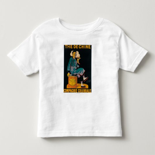 De Chine, koloniale onderneming Promotional Poste Kinder Shirts (Voorkant)