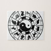 De Chinese dieren voor de dierentuin Legpuzzel (Horizontaal)