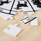 De Chinese dieren voor de dierentuin Legpuzzel (Zijkant)