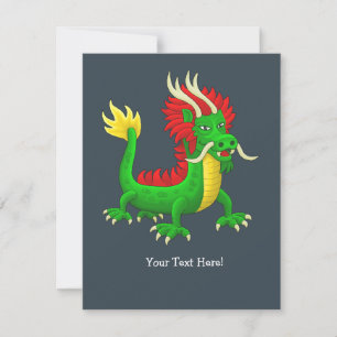 De Chinese Draak Notitiekaartje