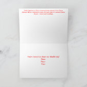 De Chinese Dubbele Kaart van de Uitnodiging van (Binnen)