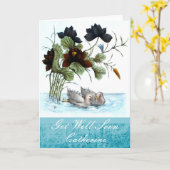 De Chinese Eenden en Lotus worden goed spoedig Kaart (Gele Bloem)