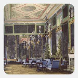 De Chinese kamer in het Grote Paleis Vierkante Sticker