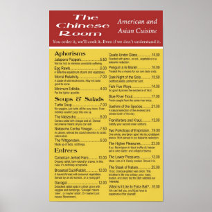 De Chinese kamer Poster
