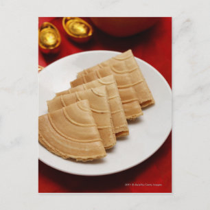 De Chinese koekjes van het Nieuwjaar Feestdagenkaart