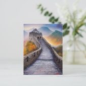 De Chinese Muur is een van de meest iconische Briefkaart (Staand voorkant)