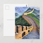 De Chinese Muur is een van de meest iconische Briefkaart (Voorkant / Achterkant)