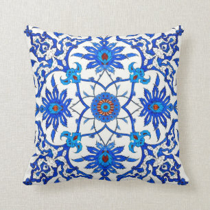 De Chinese Tegel van de Jugendstil - het Blauw & Kussen