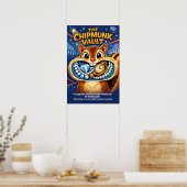 De Chipmunk Kluis Cute Heist Poster (Keuken)