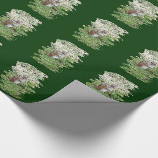 De Chipper Little Chipmunk - Wrapping Paper Cadeaupapier (Hoek)
