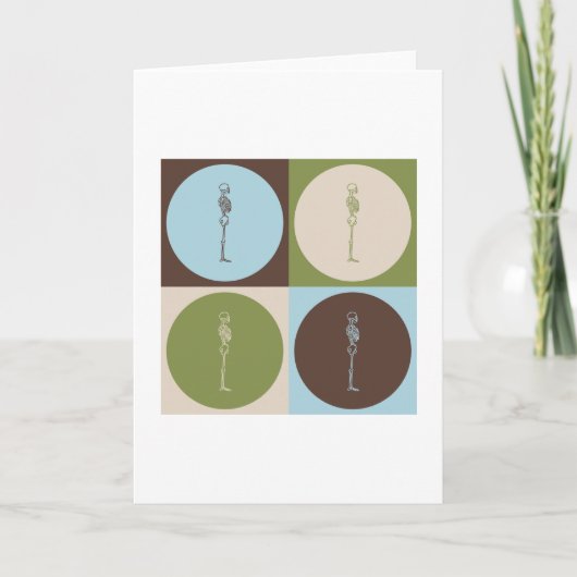 De Chiropraktijk van het pop-art Kaart (Voorkant)