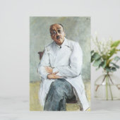 De chirurg (door Max Liebermann) Briefpapier (Staand voorkant)