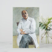 De chirurg (door Max Liebermann) Briefpapier (Staand voorkant)