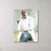 De chirurg (door Max Liebermann) Canvas Afdruk (Voorkant)